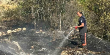 Darende’de yangın paniği: Kontrol altına alındı!