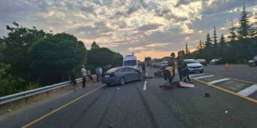 Elazığ Yolunda Kaza