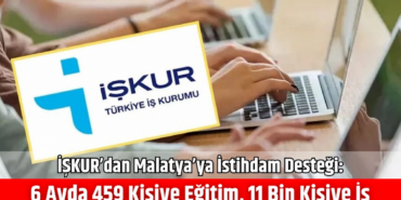 Malatya’da 11 Bin Kişi İstihdam Edildi!