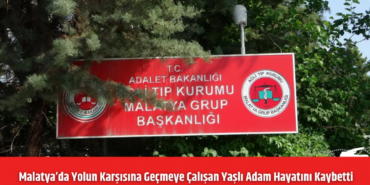 Malatya’da Yaşlı Adam Trafik Kazasında Hayatını Kaybetti