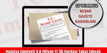 Malatya Emniyeti’nden Hurda Araç Mübadele İhalesi