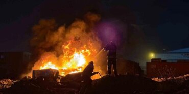 Antakya’da Hurdalıkta Yangın Paniği!