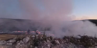 YEŞİLKÖY VE BATTALGAZİ’DE YANGIN VAR