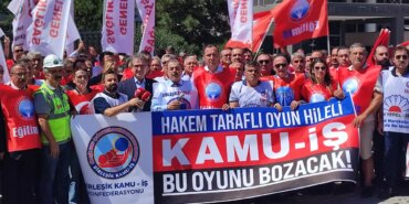 Emekçiler Sefalet Zammına Tepki Gösterdi!