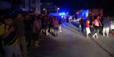 Malatya’da Şantiyede Gece Yangın Paniği!