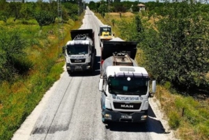 Eğribük Yolu Asfaltlandı