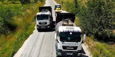 Eğribük Yolu Asfaltlandı