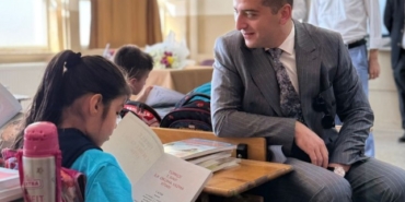 OKULUN İLK GÜNÜNDE KAYMAKAM ZİYARETİ