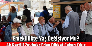 Emeklilik Yaşı Değişmeli, Zeybekçi Uyardı!