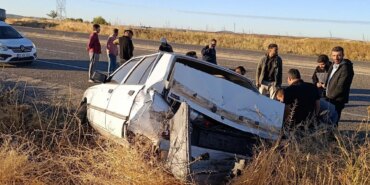 Şarampole Yuvarlanan Araçta İki Yaralı!