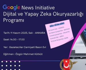 Google’dan Malatya’da Dijital ve Yapay Zekâ Okuryazarlığı Eğitimi