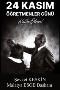 MESOB’tan Öğretmenler Günü Mesajı