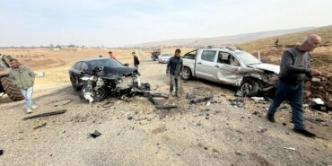 Karabudak’ta Kafa Kafaya Çarpışma: 2 Yaralı