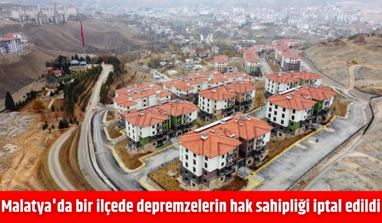Malatya’da Depremzedelere Hak İptali Şoku!