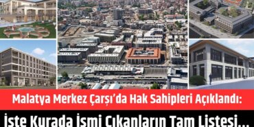Malatya Merkez Çarşı’da Yeniden Yapılandırma Başladı