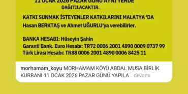 MORHAMAM’da ABDAL MUSA BİRLİK LOKMASI