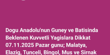 Durucasu Muhtarı Hacı Bayram Uçar’dan Şiddetli Yağış Uyarısı