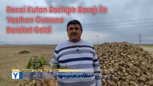 DSİ Genel Müdürü Yazıhan Ovasını Gösteren Video Yayınladı