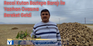 DSİ Genel Müdürü Yazıhan Ovasını Gösteren Video Yayınladı
