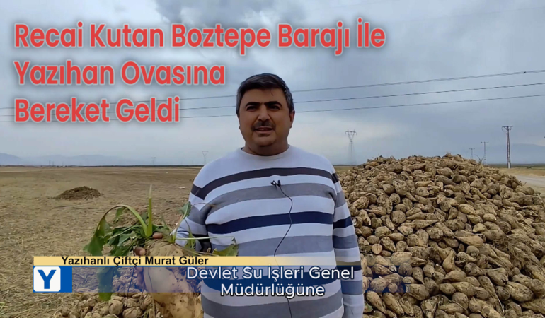 DSİ Genel Müdürü Yazıhan Ovasını Gösteren Video Yayınladı